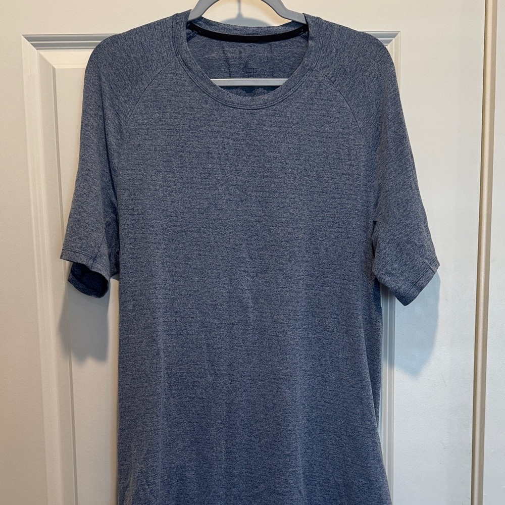 lululemon athletica Blue Short Sleeve Tee